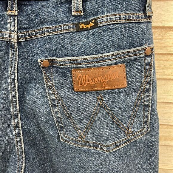 Wrangler High Rise Flare Western Cowgirl Jeans 29 - Picture 9 of 14